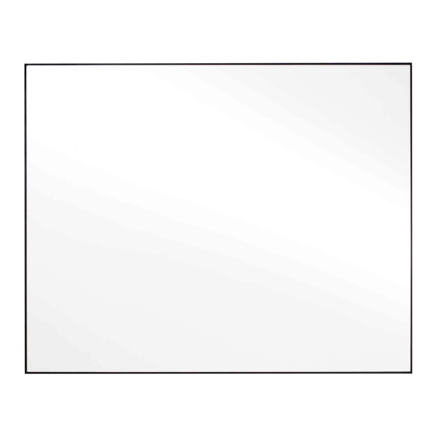 One Whiteboard Schreibtafel, Breite 100,7 cm, Rahmen schwarz von Lintex