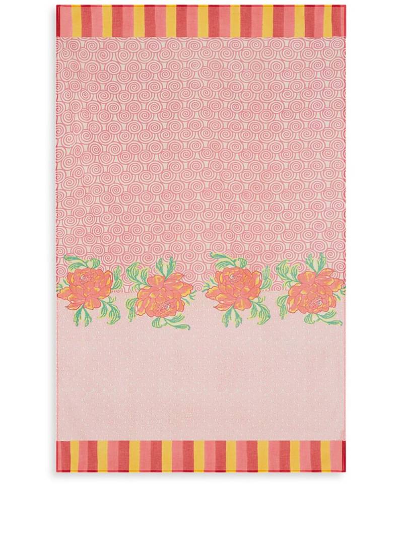 Lisa Corti Camelia Magenta beach towel - Pink von Lisa Corti