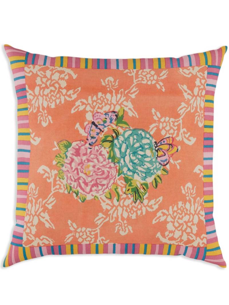 Lisa Corti Kandem Queen cotton cushion (45cm x 45cm) - Orange von Lisa Corti