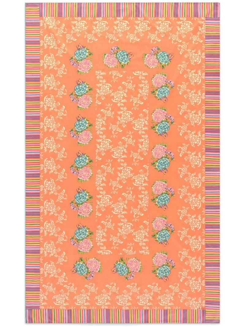 Lisa Corti Kandem Queen cotton tablecloth (140cm x 240cm) - Orange von Lisa Corti