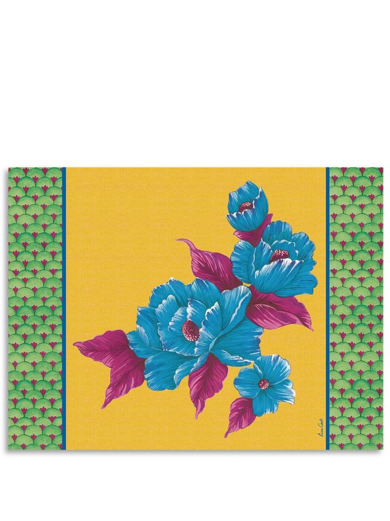 Lisa Corti Masonite Azalea-print placemat (set of two) - Multicolour von Lisa Corti