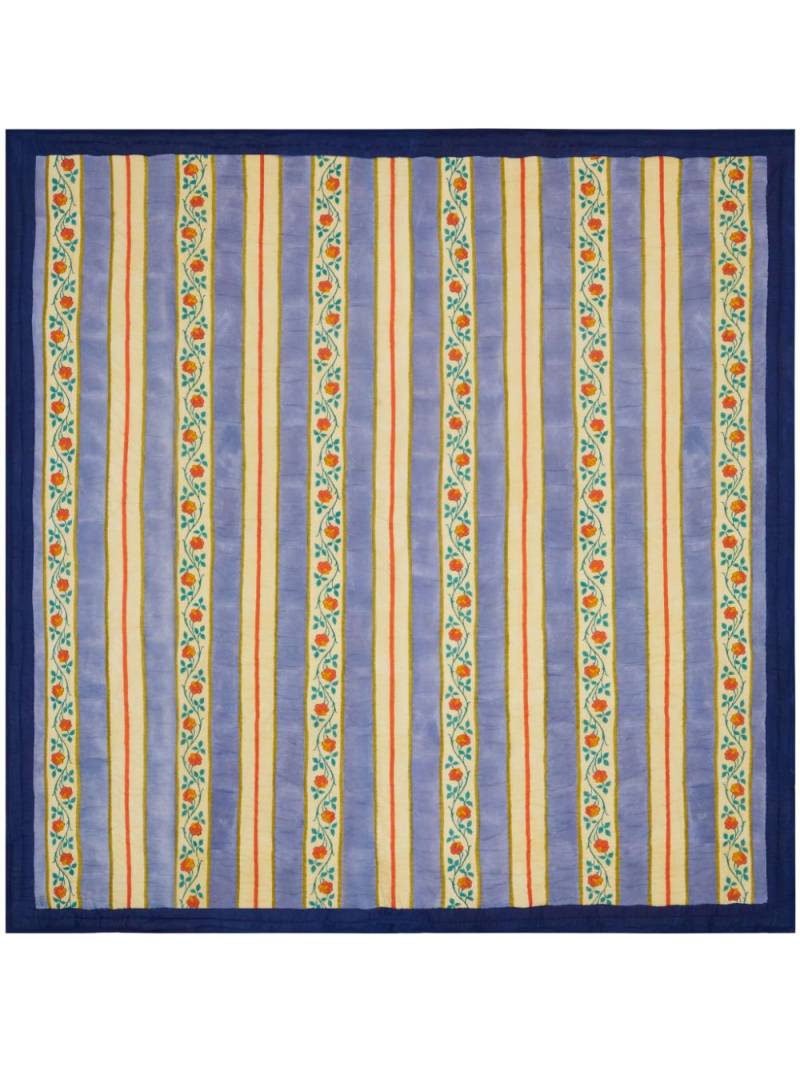 Lisa Corti Varanasi cotton reversible quilt - Blue von Lisa Corti