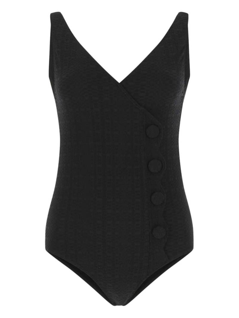 Lisa Marie Fernandez stretch-design swimsuit - Black von Lisa Marie Fernandez