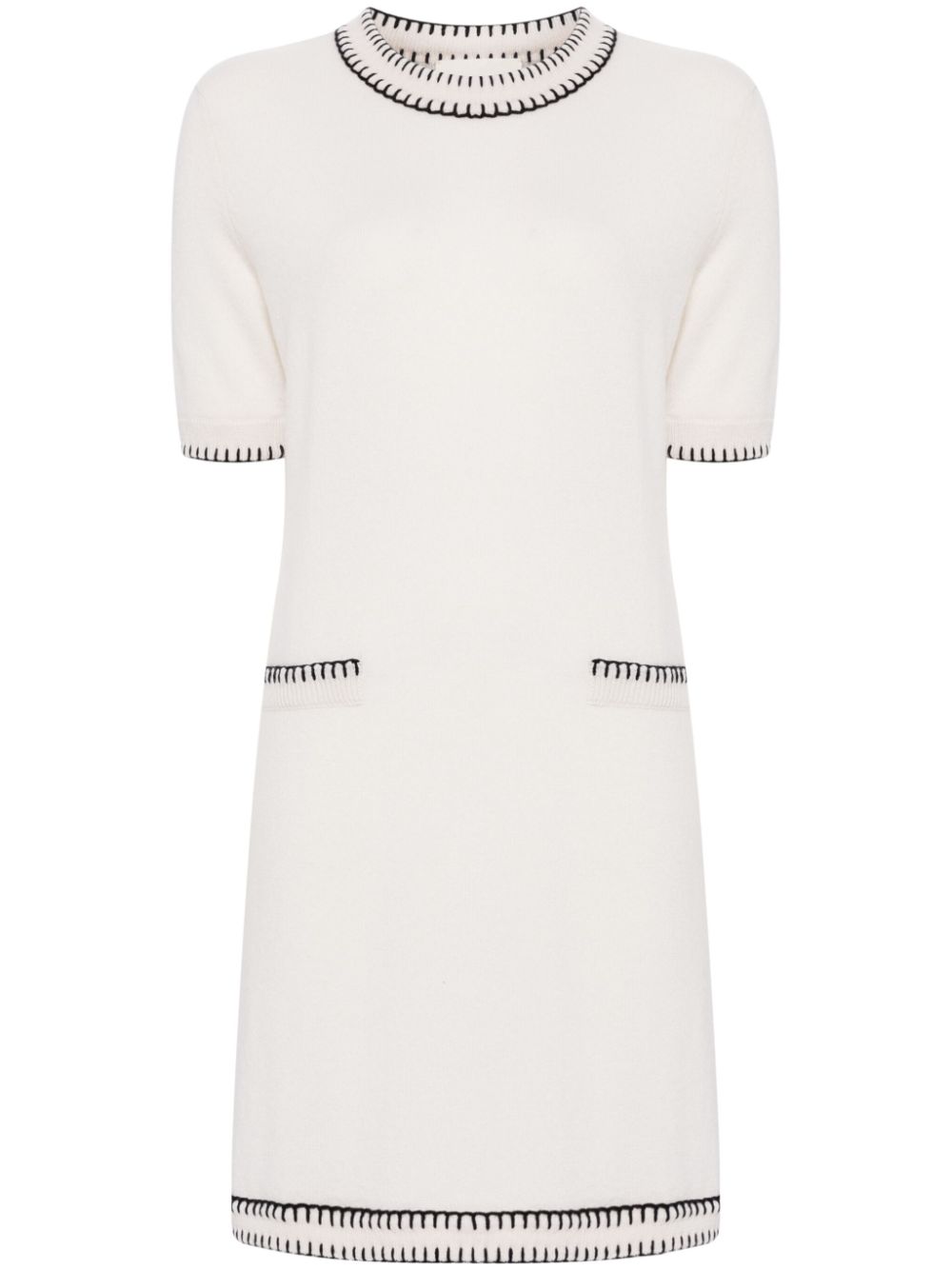 Lisa Yang Angela knitted cashmere minidress - Neutrals von Lisa Yang