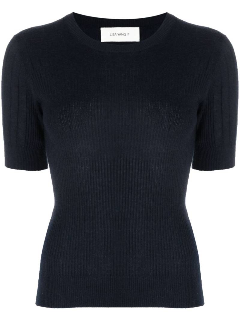 Lisa Yang Ava cashmere top - Blue von Lisa Yang