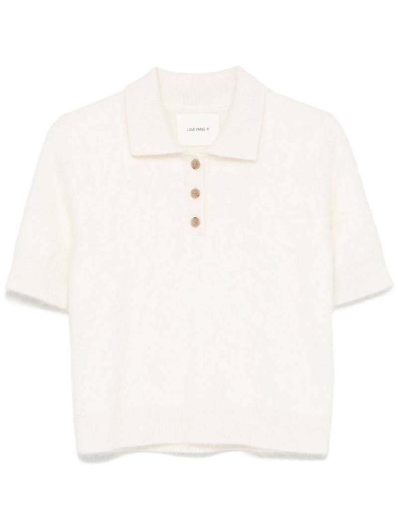 Lisa Yang Carolyn polo top - Neutrals von Lisa Yang