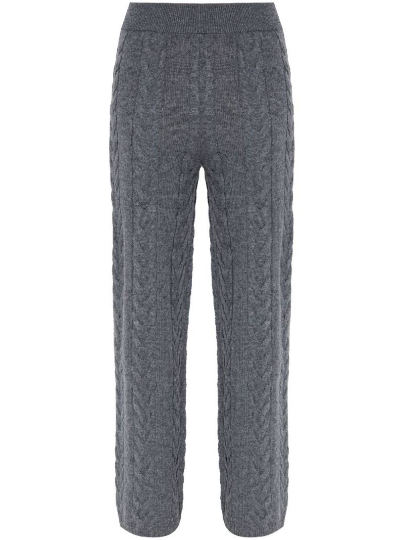 Lisa Yang Dagny cable-knit cashmere trousers - Grey von Lisa Yang