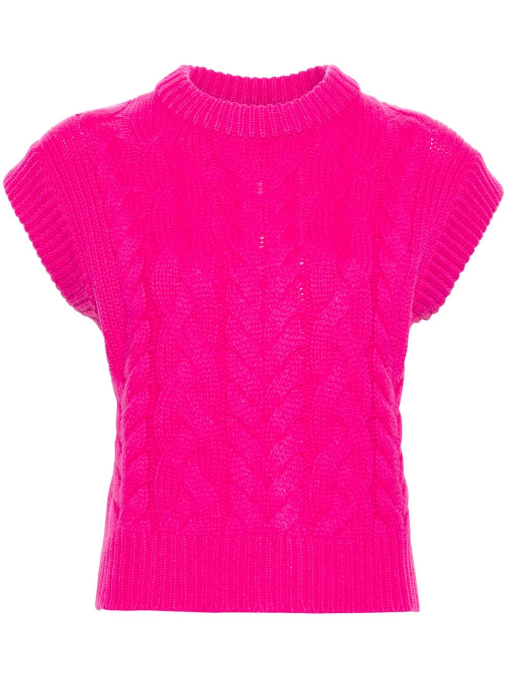 Lisa Yang Hayley cable-knit vest - Pink von Lisa Yang