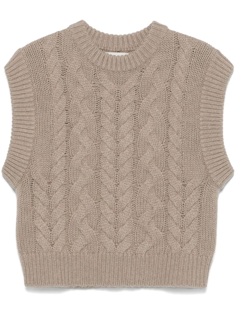 Lisa Yang Hayley knitted vest - Neutrals von Lisa Yang