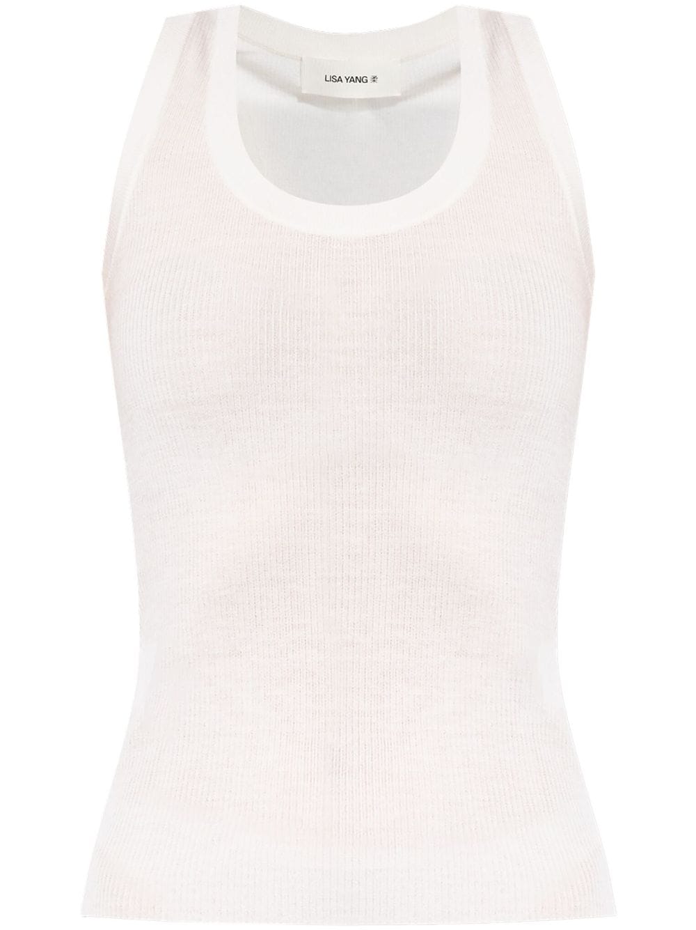 Lisa Yang Ina ribbed top - White von Lisa Yang