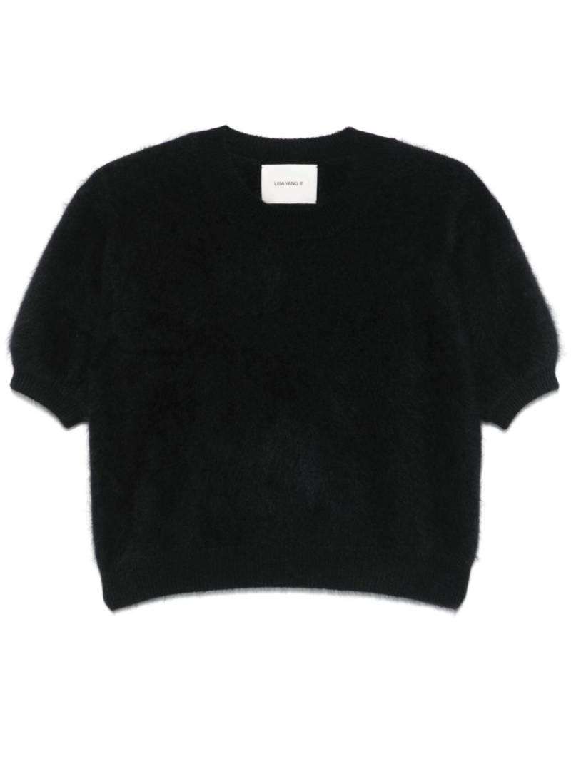 Lisa Yang Juniper knitted top - Black von Lisa Yang