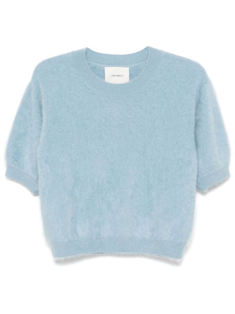 Lisa Yang Juniper knitted top - Blue von Lisa Yang