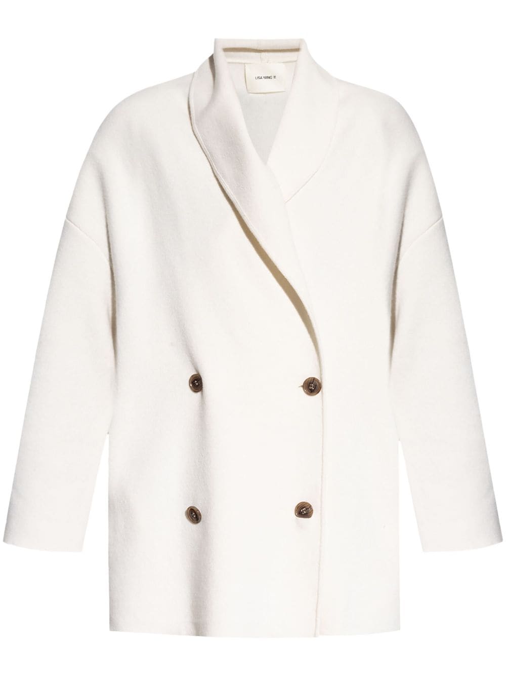 Lisa Yang Linda double-breasted cashmere coat - Neutrals von Lisa Yang