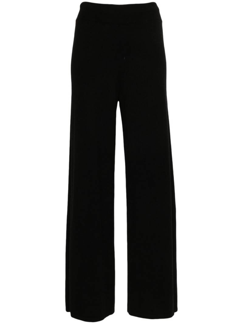 Lisa Yang Marlo straight-leg knitted trousers - Black von Lisa Yang