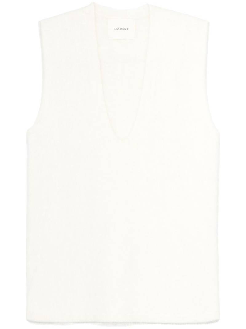 Lisa Yang Nella vest - White von Lisa Yang