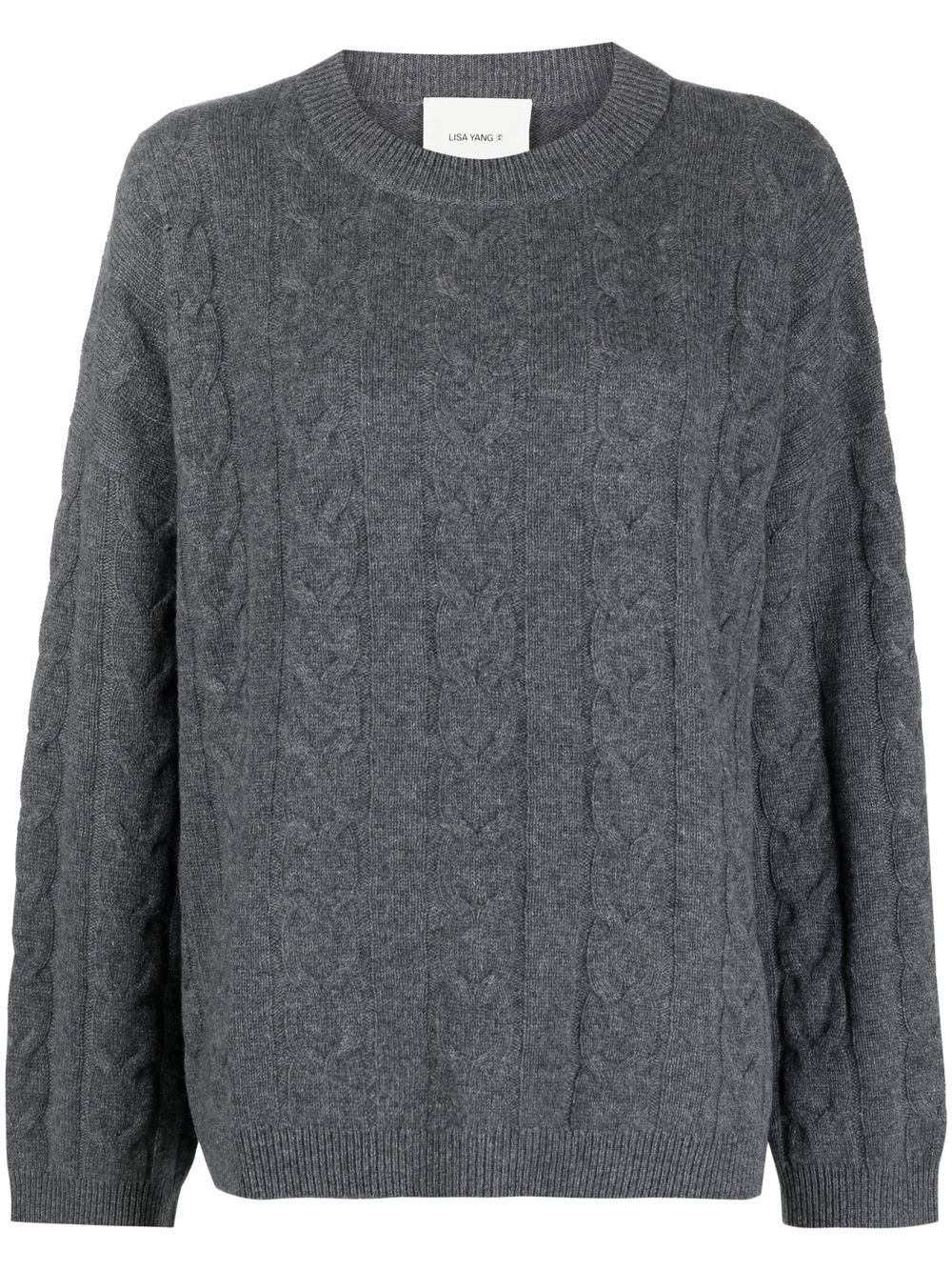 Lisa Yang The Vilma crew neck jumper - Grey von Lisa Yang