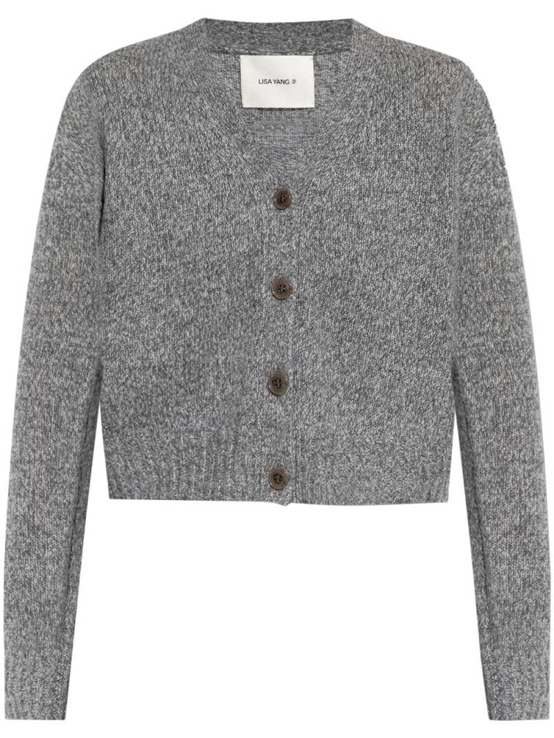 Lisa Yang V-neck cashmere cardigan - Grey von Lisa Yang