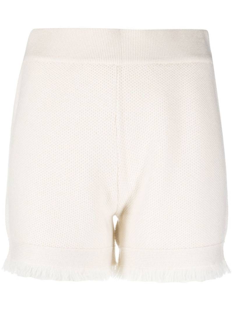 Lisa Yang cashmere knitted shorts - White von Lisa Yang