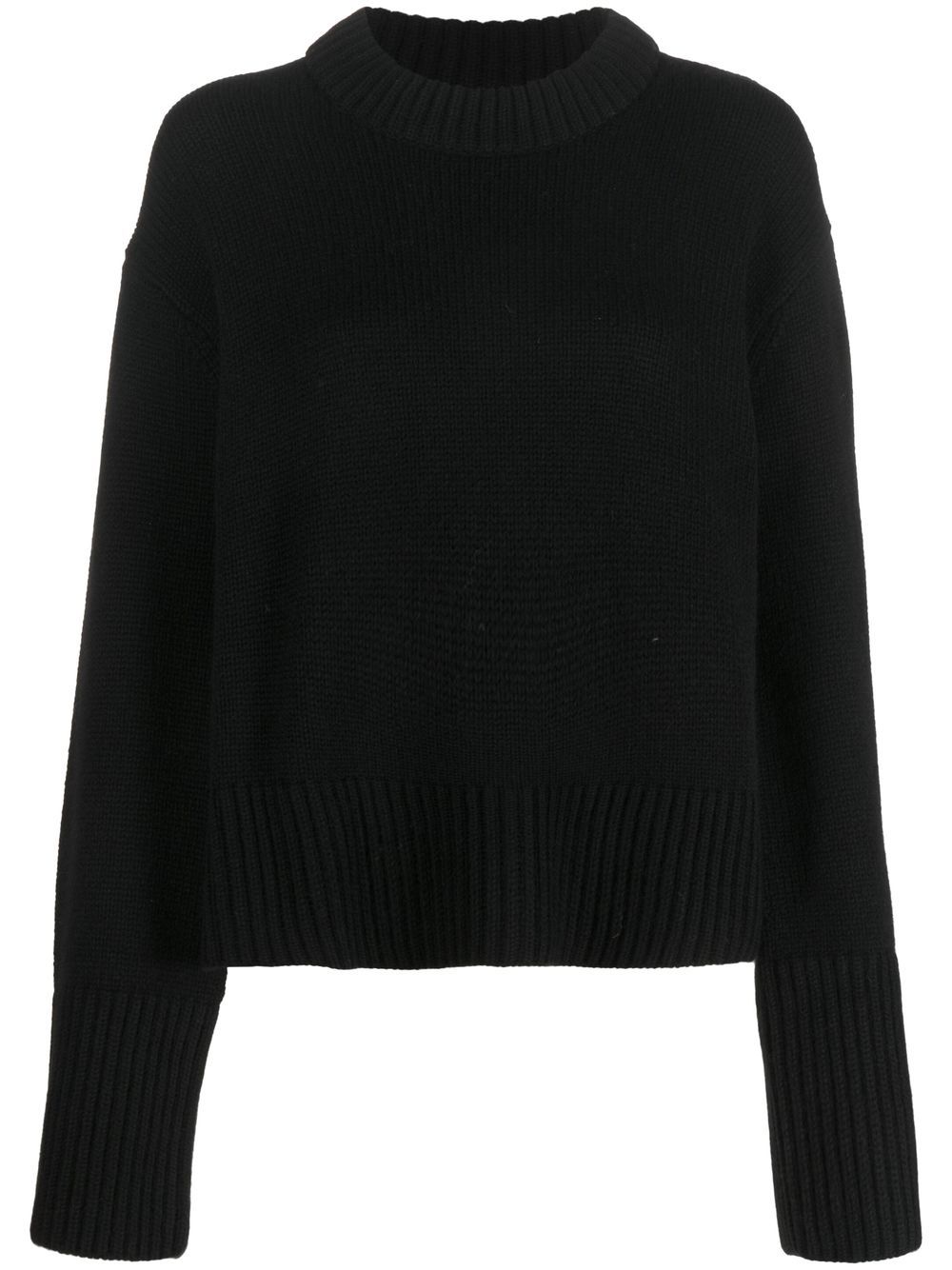 Lisa Yang crew-neck cashmere jumper - Black von Lisa Yang