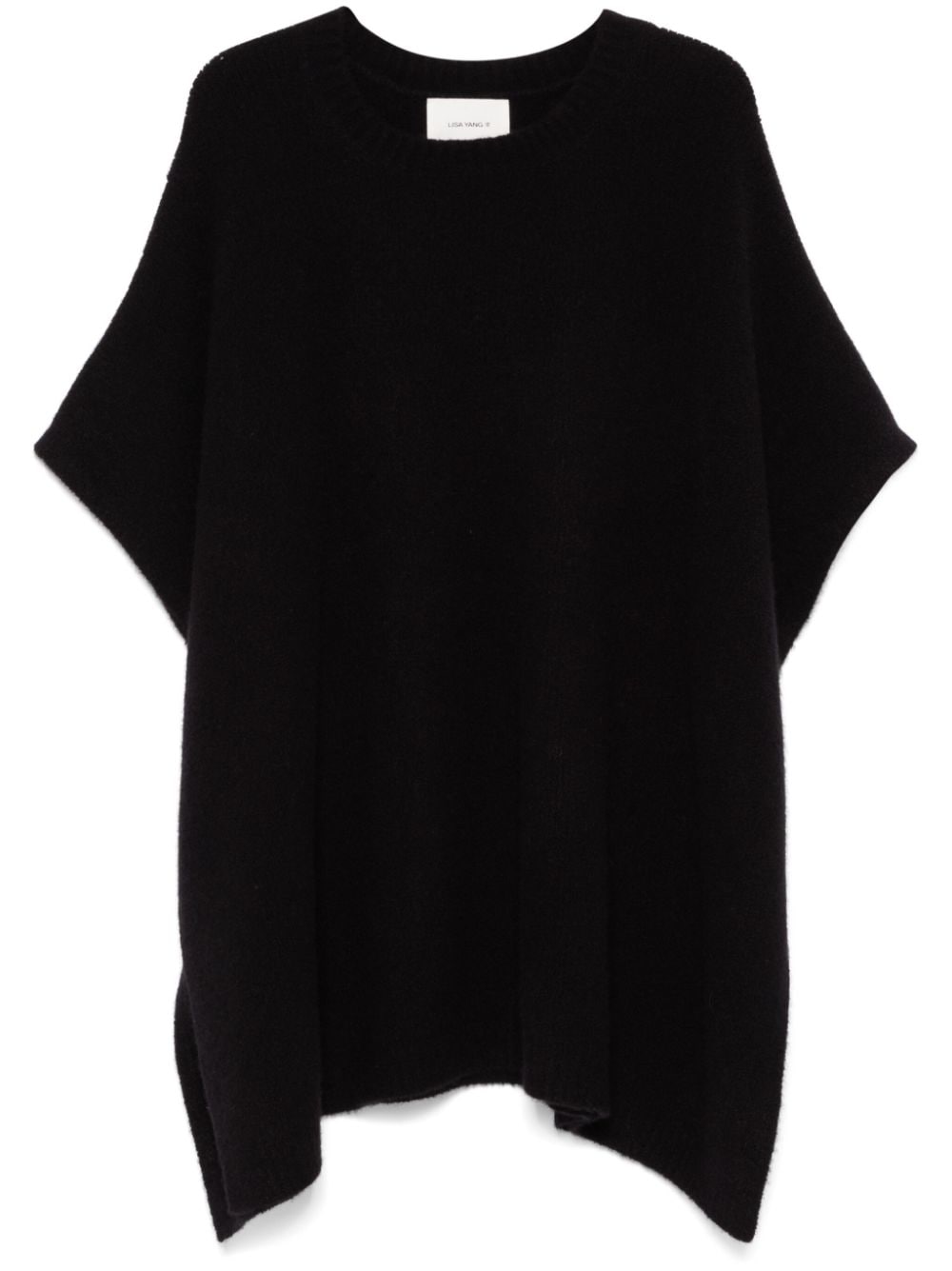 Lisa Yang crew-neck knitted top - Black von Lisa Yang