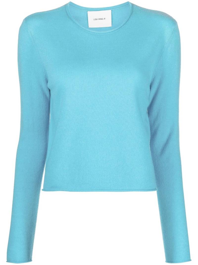 Lisa Yang fine-knit cashmere jumper - Blue von Lisa Yang