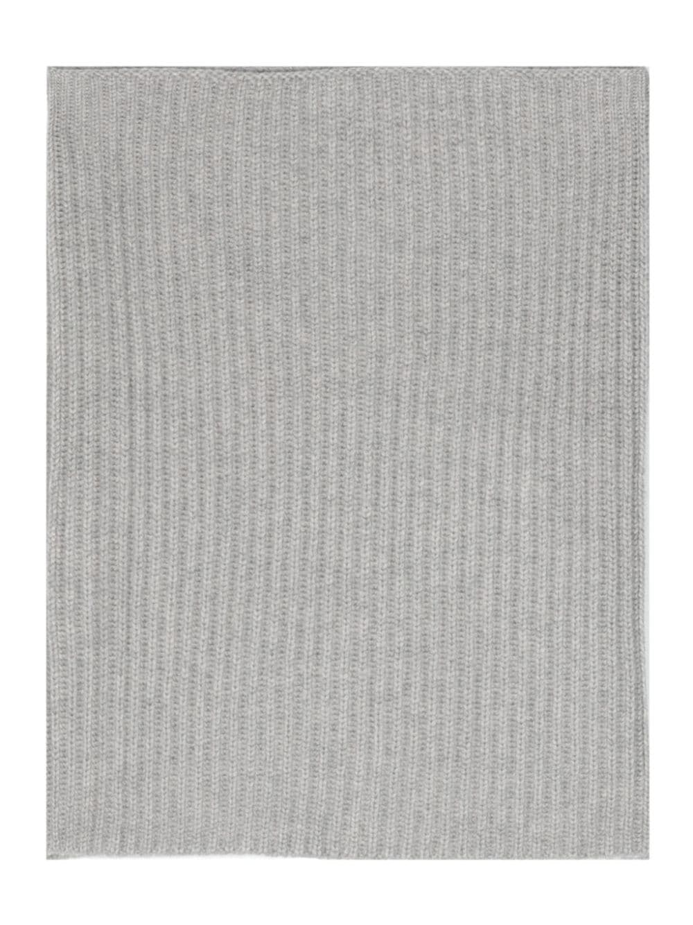 Lisa Yang ribbed-knit cashmere scarf - Grey von Lisa Yang