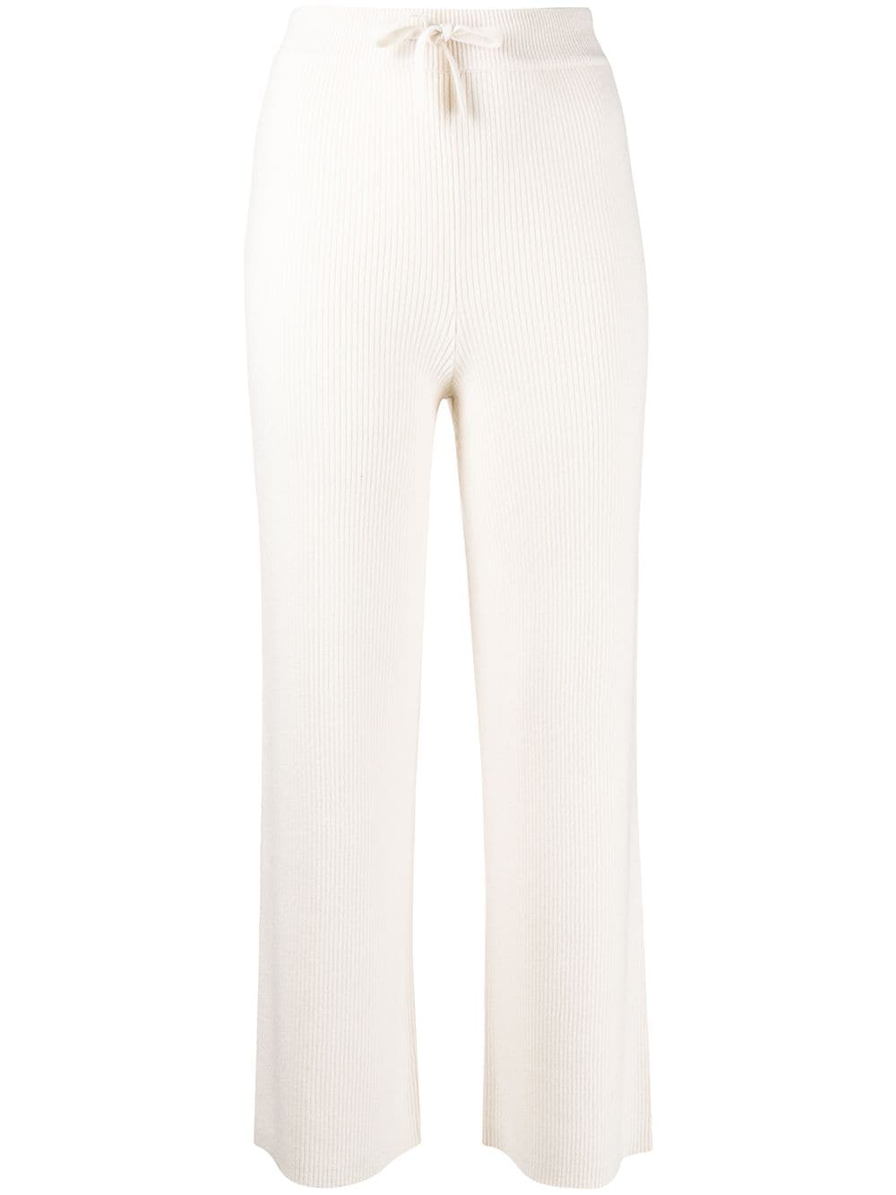 Lisa Yang ribbed-knit cashmere track pants - White von Lisa Yang