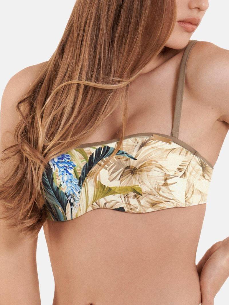 Bandeau-bikini Vorgeformt Ensenada Damen Grün C/38 von Lisca