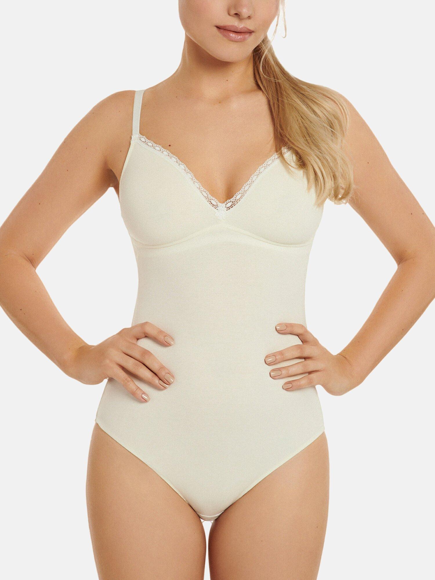 Bügel-bodysuit Ines Damen Elfenbein 80 von Lisca