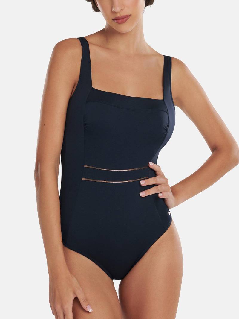 Einteiliger Shapewear-badeanzug Vorgeformt Ohne Bügel Umbria Damen Schwarz C/48 von Lisca