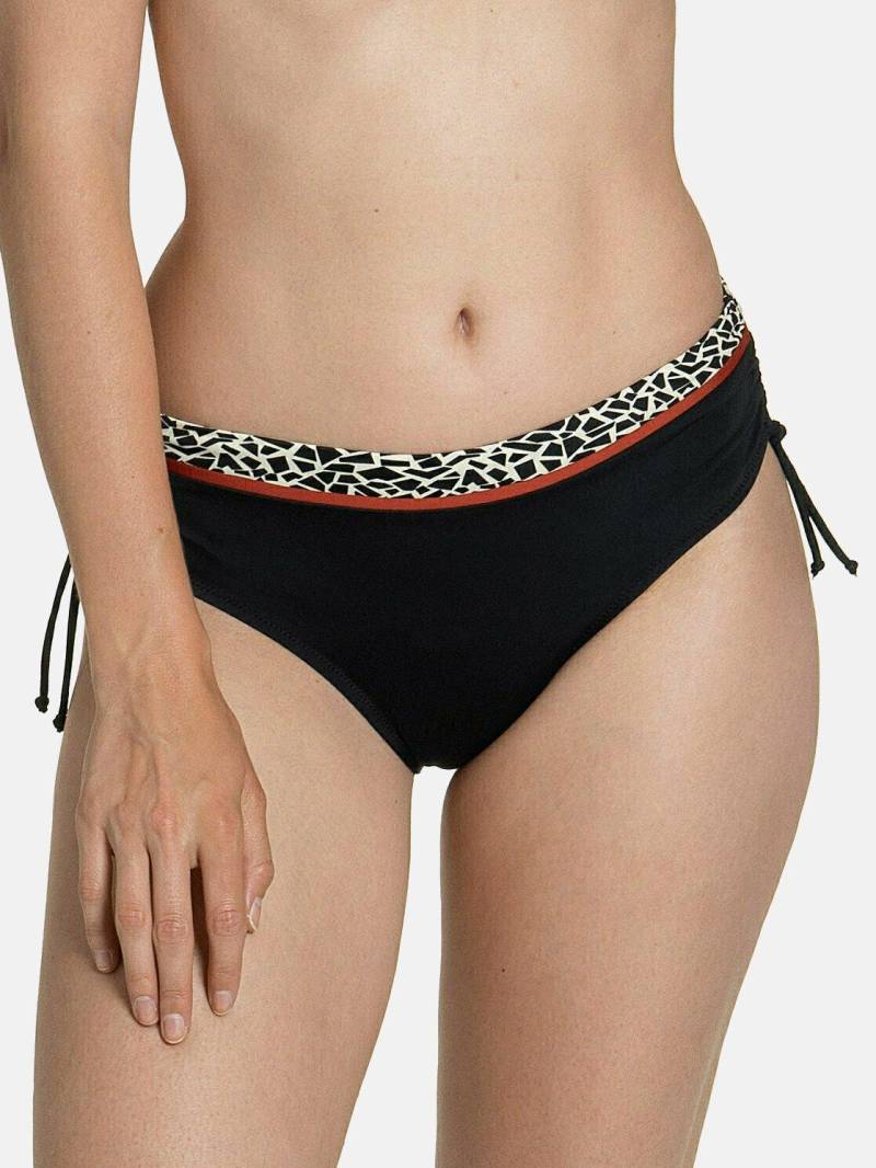 Bikini-hose Mit Seitlicher Raffung Utila Damen Schwarz 38 von Lisca