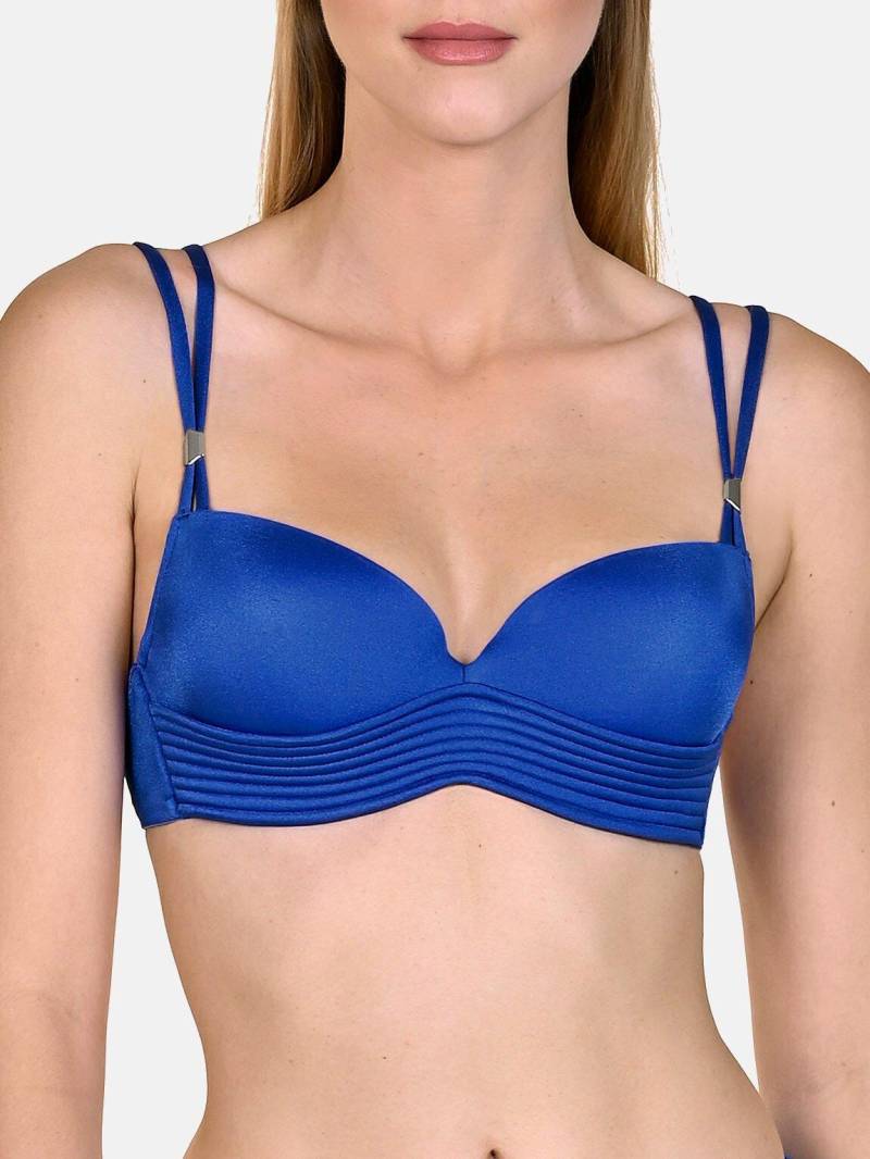 Bikini-oberteil Vorgeformt Navarre Beach Damen Blau D/36 von Lisca