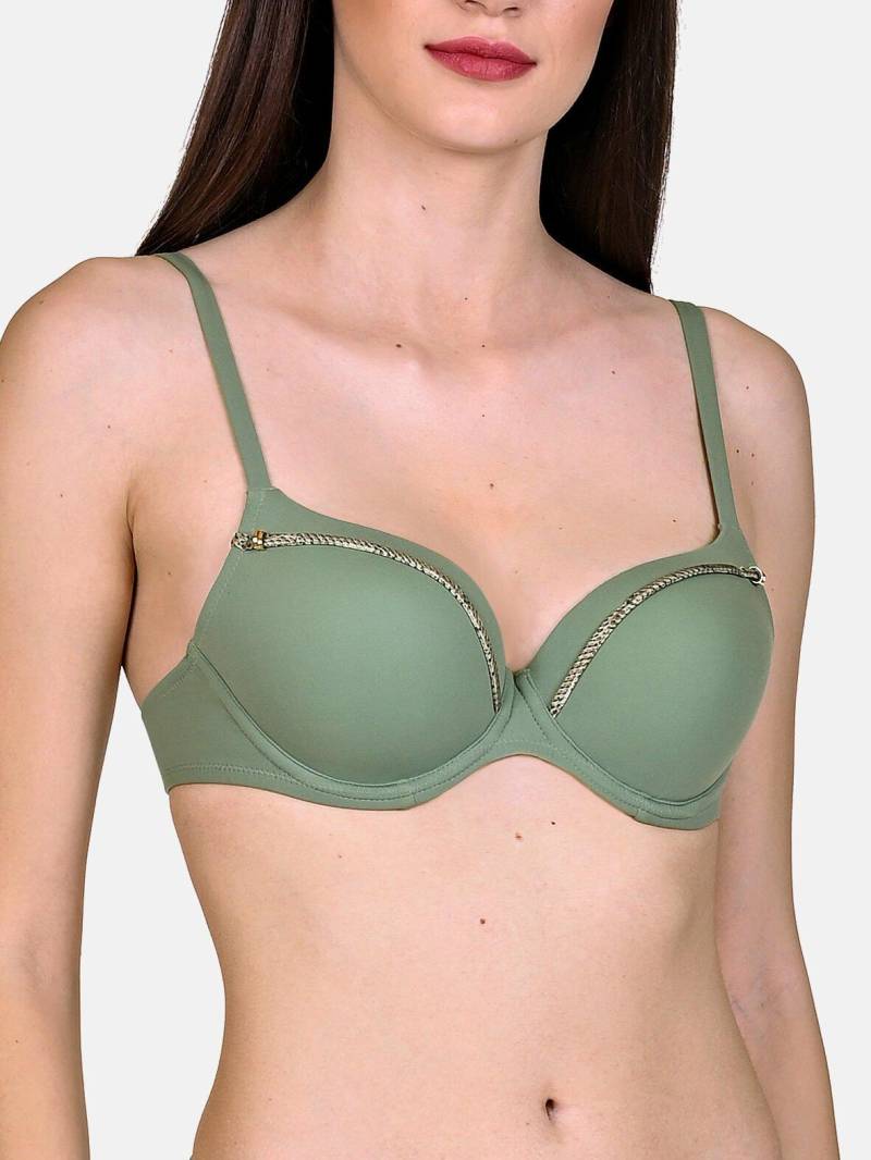 Bikini-oberteil Vorgeformt Verstellbare Träger Ancona Damen Grün D/44 von Lisca