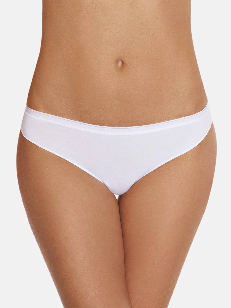 Brasilianische Slips Happy Day Cheek Damen Weiss L von Lisca