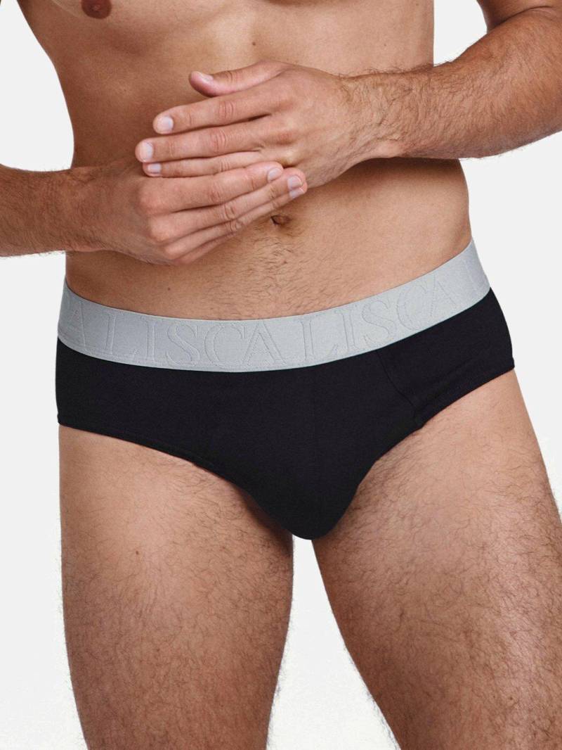 Briefs Hercules Herren Schwarz L von Lisca