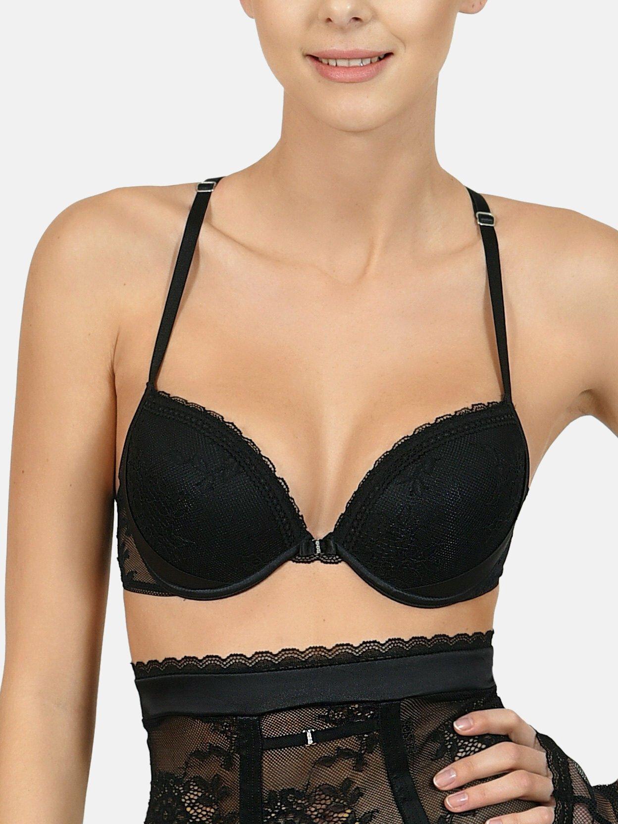 Eternity-push-up-bh Damen Schwarz A/75 von Lisca