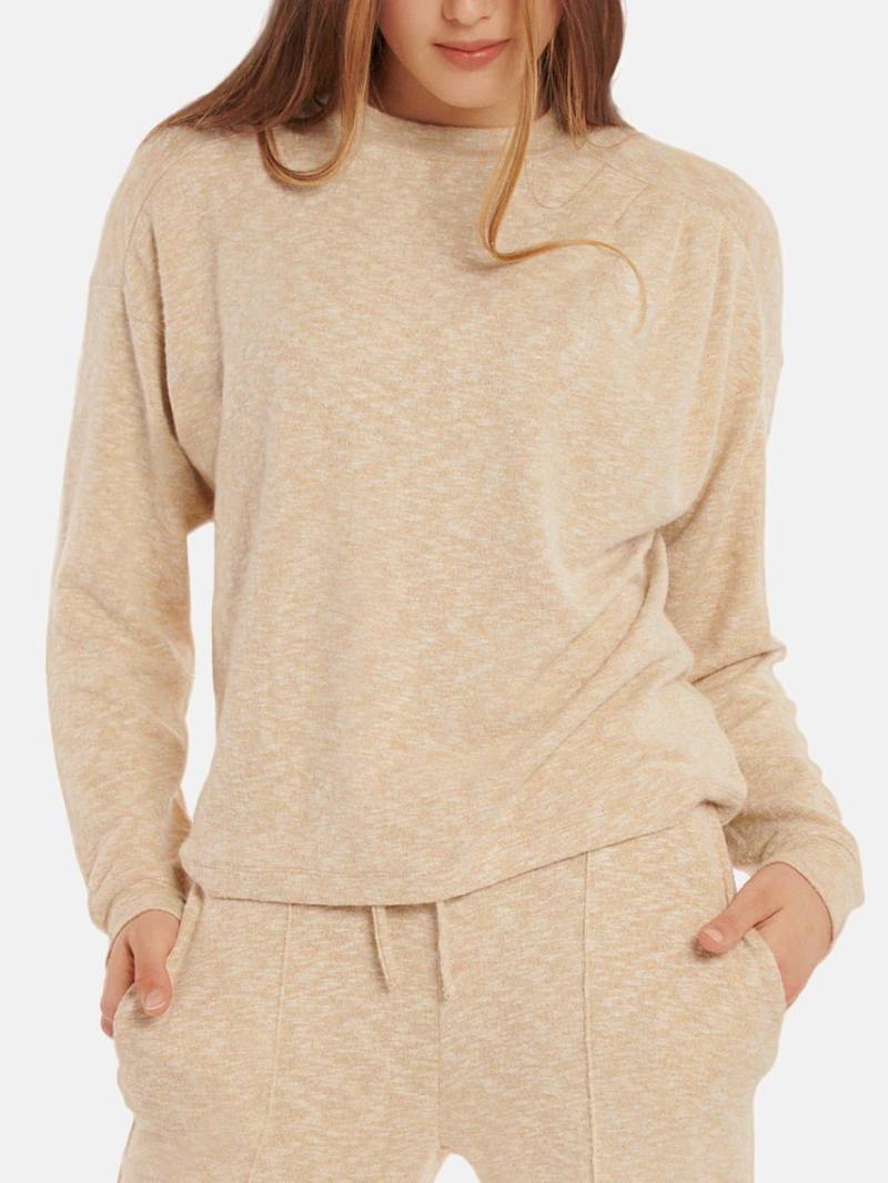 Langärmeliges Oberteil Isadora Damen Light Beige L von Lisca