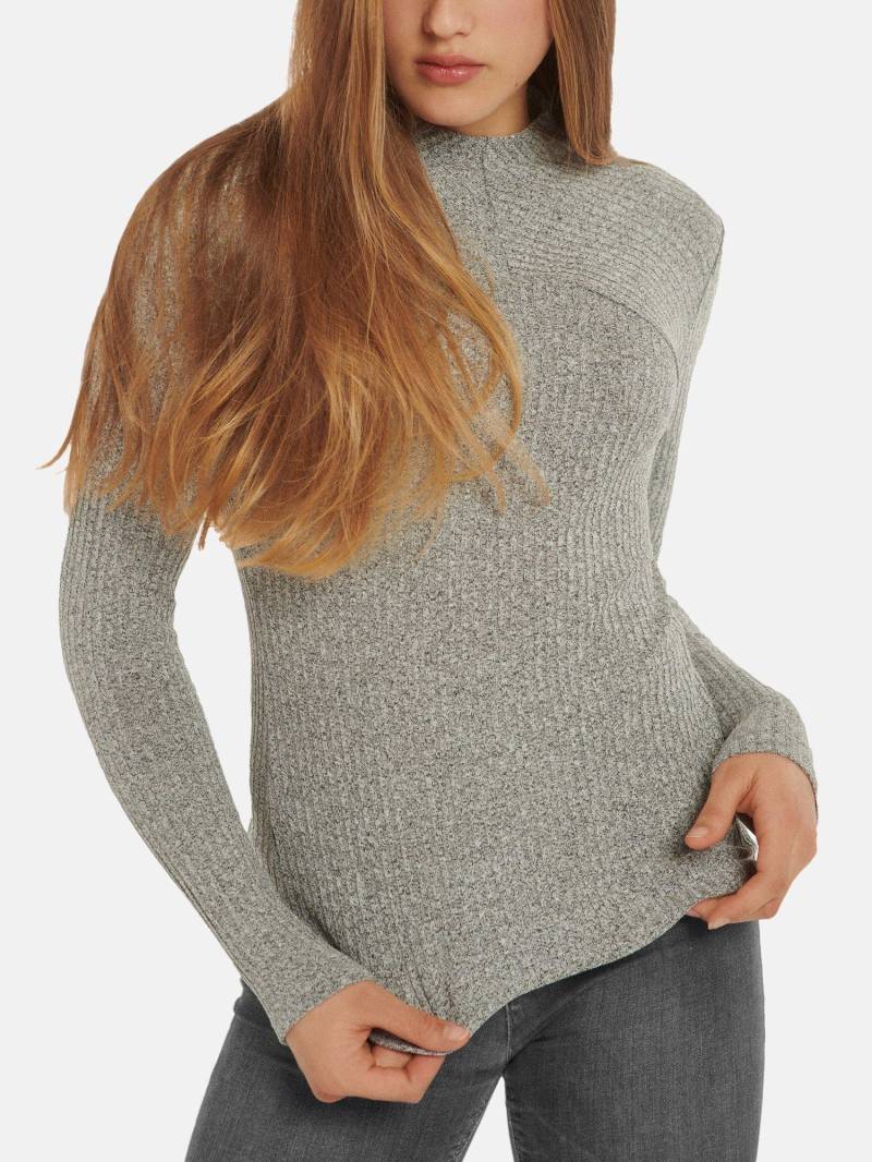 Langärmeliges Oberteil Mit Hohem Halsausschnitt Cosy Damen Grau XL von Lisca