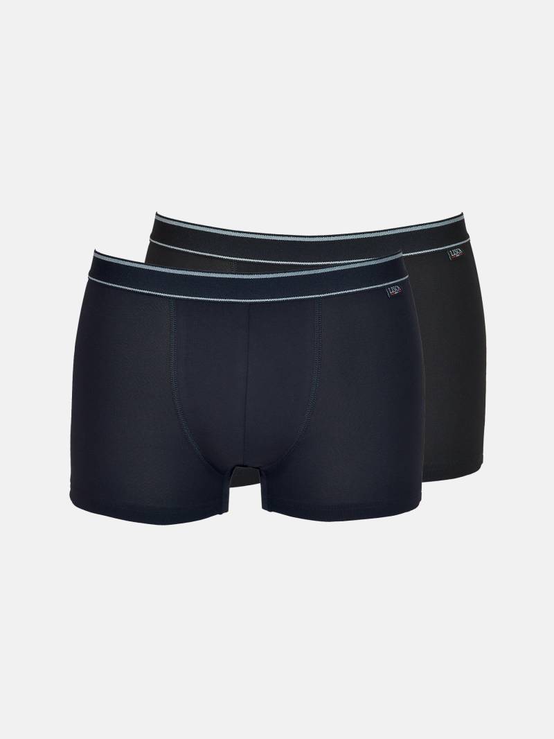 Pack X2 Boxershorts Apolon Herren Schwarz XXL von Lisca