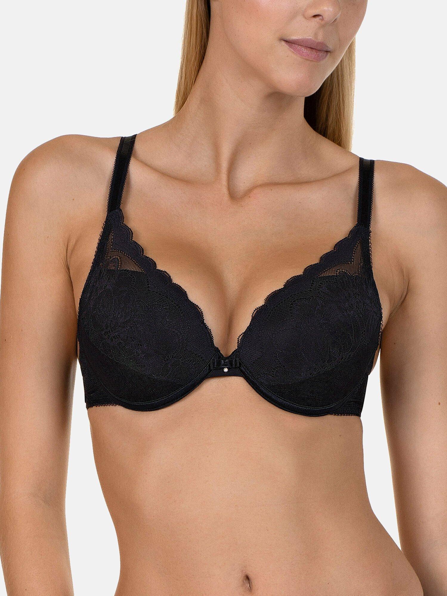 Push-up-bh Evelyn Damen Schwarz C/85 von Lisca