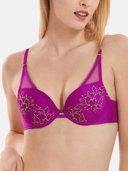 Push-up-bh Jive Damen Violett Bedruckt B/75 von Lisca