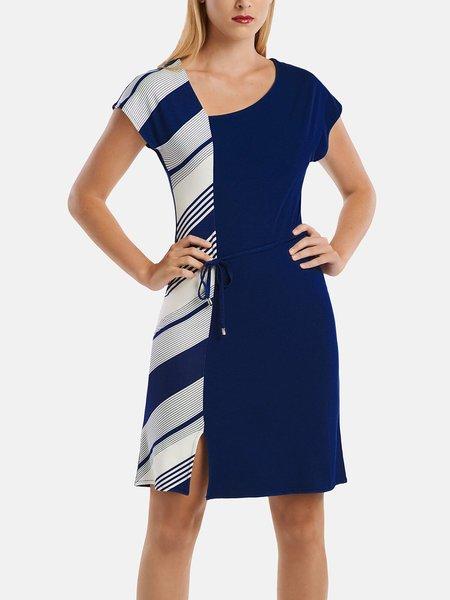 Sommerkleid Mit Kurzen Ärmeln Quinby Unisex Blau M von Lisca