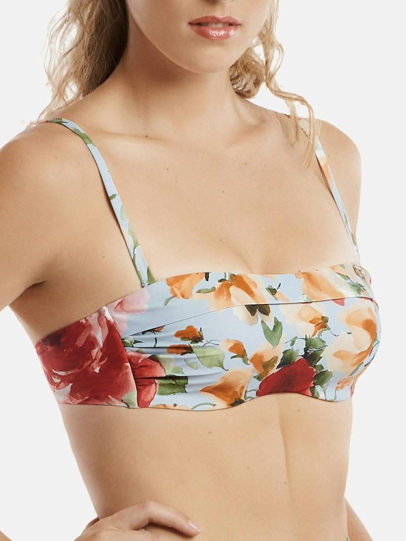 Vorgeformtes Bandeau-badeanzugoberteil Hawaii Damen Multicolor C/40 von Lisca