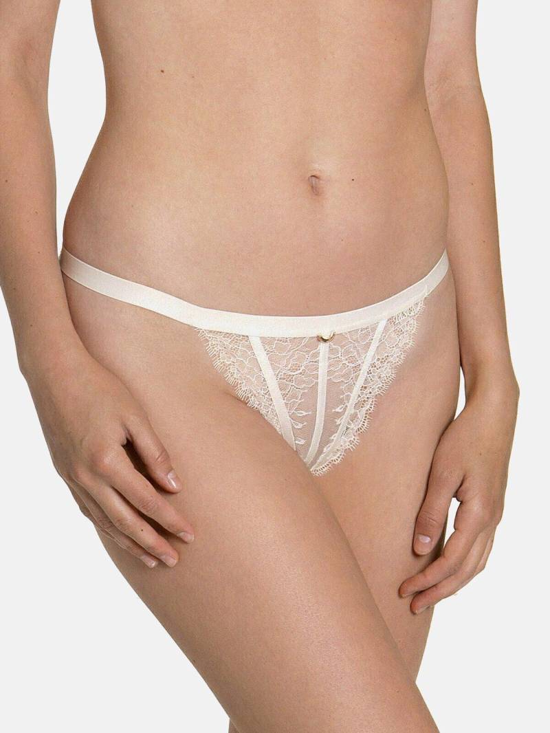 Tanga Rose Hochzeit Elfenbein Damen Elfenbein 40 von Lisca