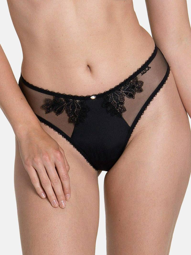 Brasilianischer Tiefschnitt Peony Damen Schwarz 40 von Lisca