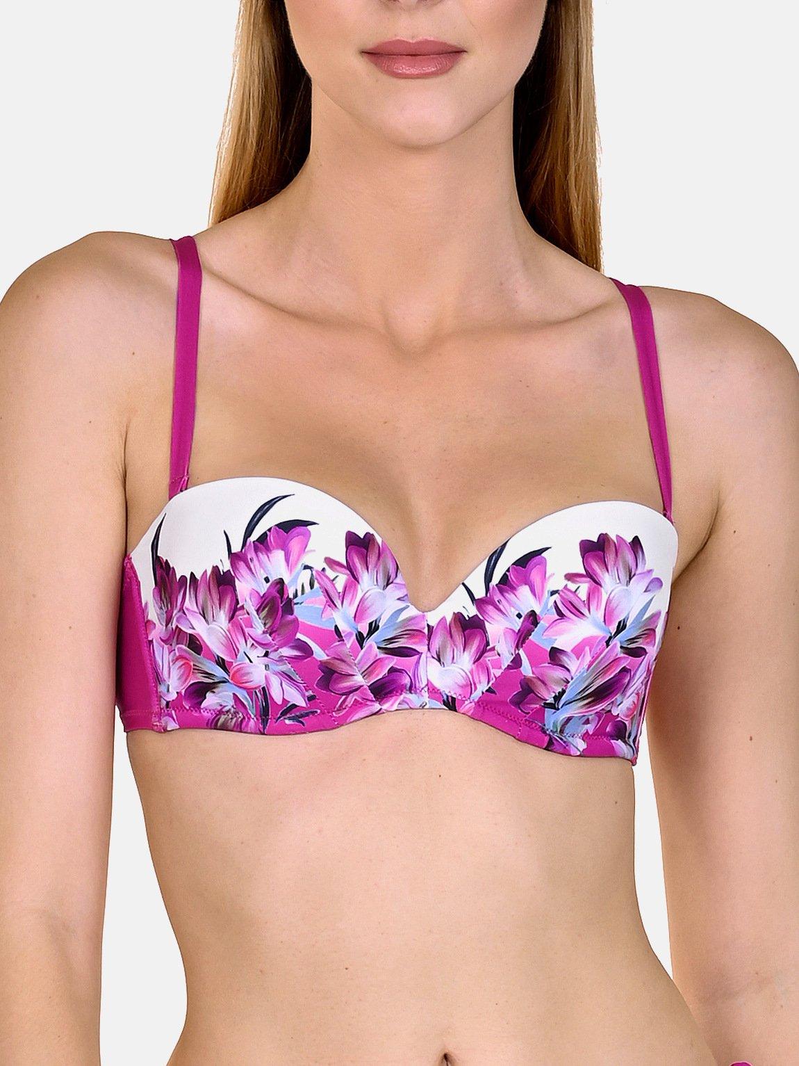 Bandeau-bikini Balkon-form Vorgeformt Egina Damen Fuchsia B/38 von Lisca