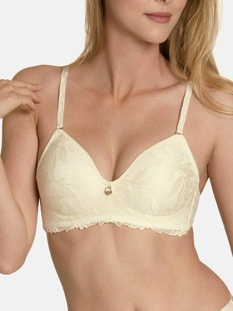 Vorgeformter Bügelloser Bh Harvest Wedding Ivory Damen Elfenbein B/75 von Lisca