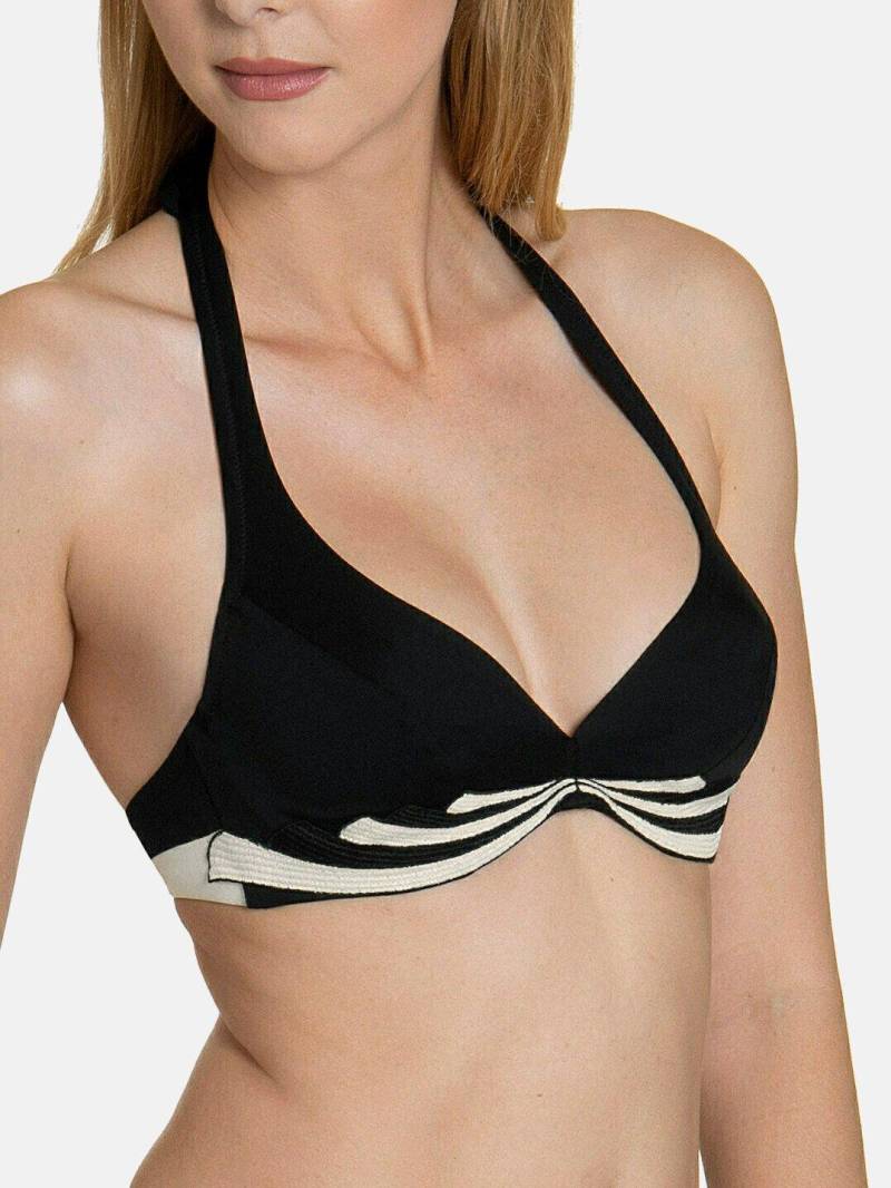 Bikini-oberteil Mit Bügel Rückenfrei Guaraja Damen Schwarz C/40 von Lisca