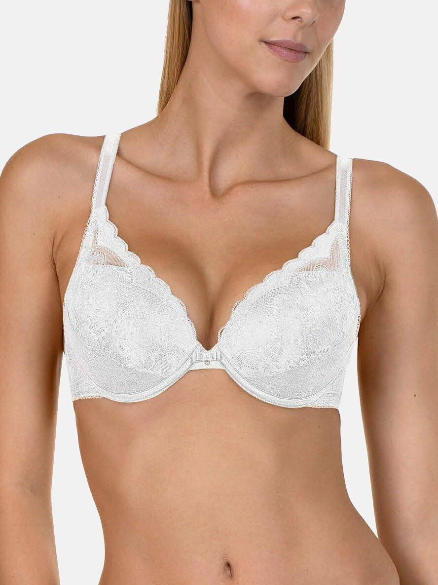 Push-up-bh Evelyn Damen Weiss C/70 von Lisca