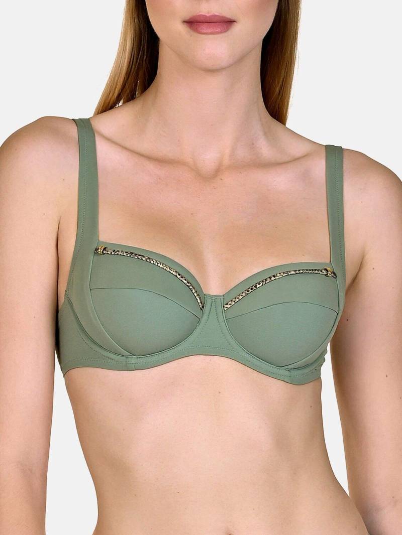 Bikini-oberteil Mit Bügel Ancona Damen Grün D/40 von Lisca